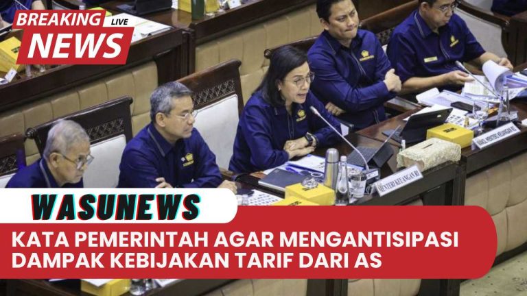 Kata Pemerintah Agar Siap Mengantisipasi Dampak Kebijakan Tarif dari Amerika Serikat