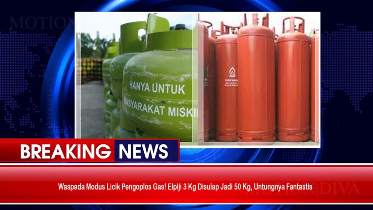 Modus Licik Pengoplos Gas